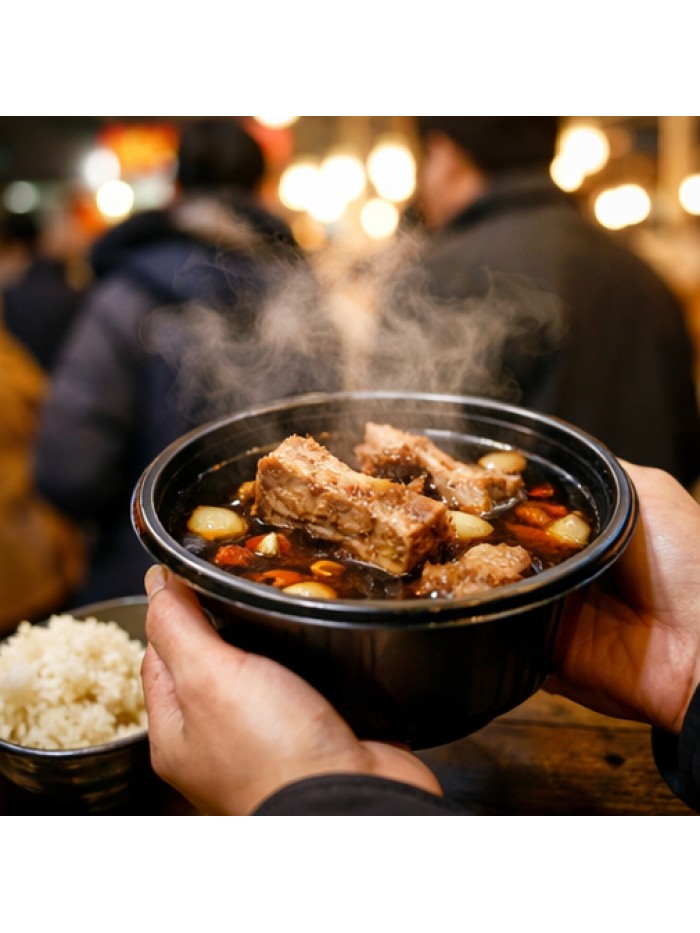 台灣夜市藥燉排骨湯
