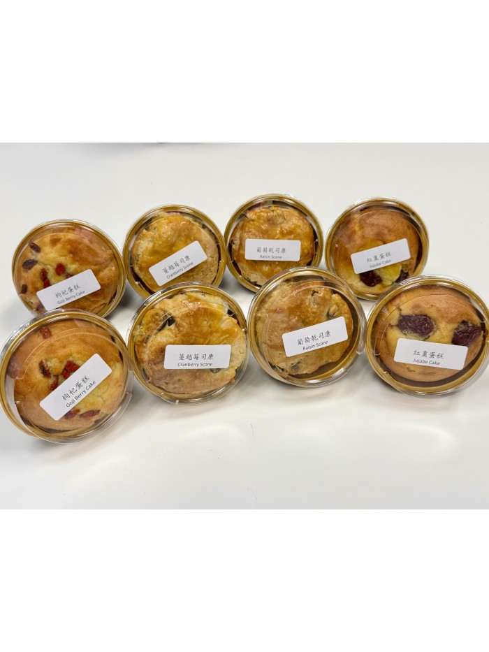 手作台式小糕餅 (一盒 8 個/5 oz 杯子蛋糕)